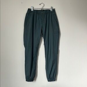 Prana teal hiking jogger pants